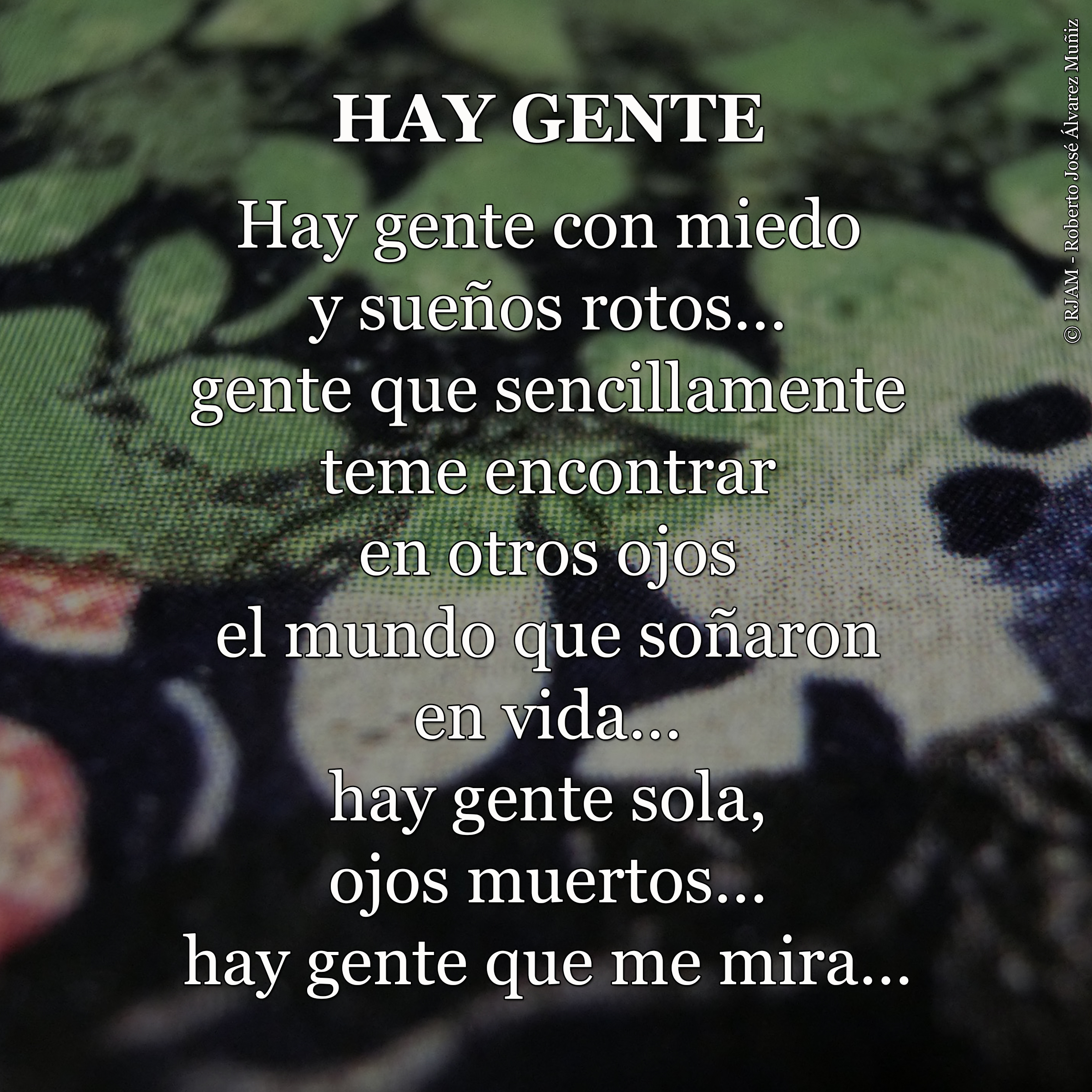 Poema Hay gente